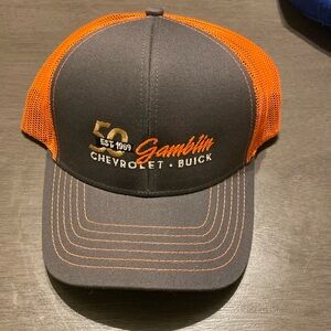 Vintage Chevrolet Buick Grey Orange SnapBack